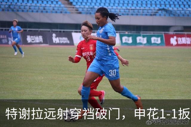 特谢拉远射穿裆破门，申花1-1扳平新鹏城